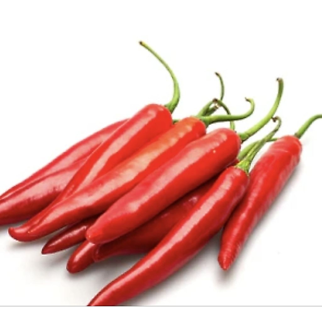 [สินค้าพร้อมจัดส่งด่วน] พริกชี้ฟ้าแดง 90-100 กรัม (เม็ดใหญ่ใส่แกง)