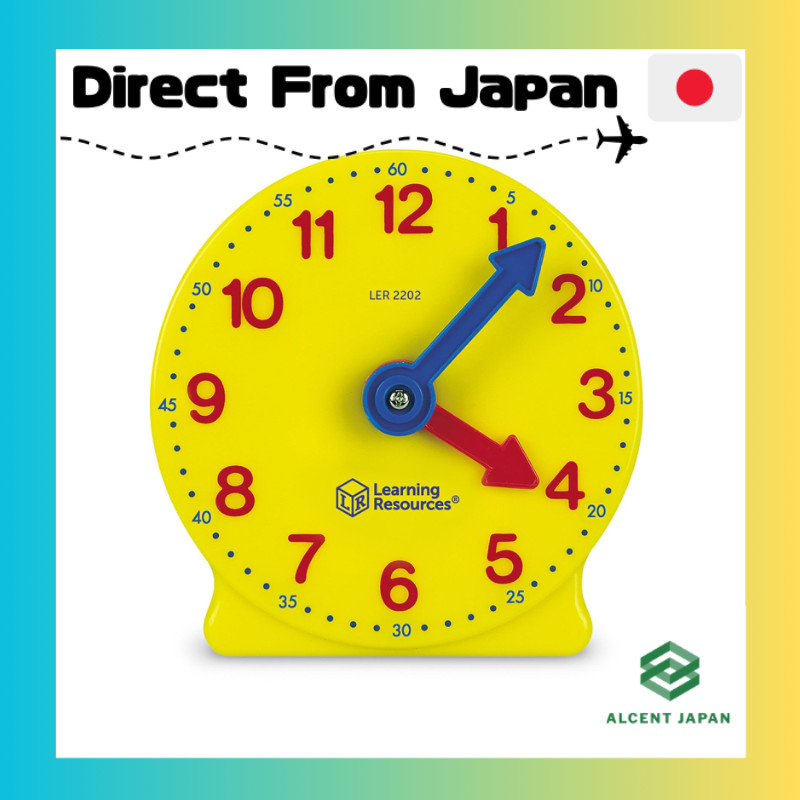 Learning Resources Math Teaching Clock Student 10 cm Genuine LER2202-1 JAN:4573205122410