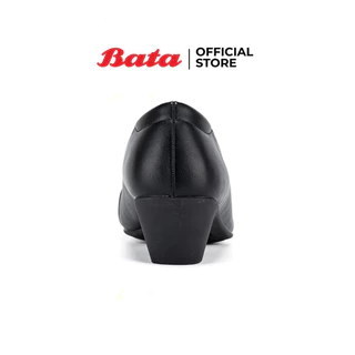 Bata บาจา รองเท้าคัทชูแบบสวม เสริมส้น 1 นิ้ว สำหรับผู้หญิง รุ่น MARISKA สีเบจ 6318110 สีดำ 6316110