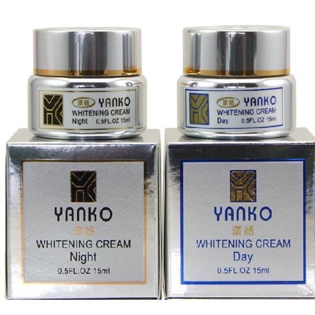 Hot Sale Whitening Grid Platinum day Moisturizing Cream Cosmetics Sixth Generation Taiwan yanko Nigh