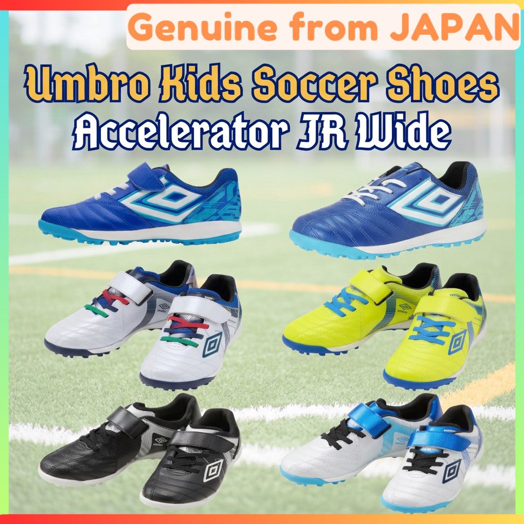 Umbro Kids Soccer Shoes Accelerator JR Wide Youth Futsal Training Shoes School Sneakers