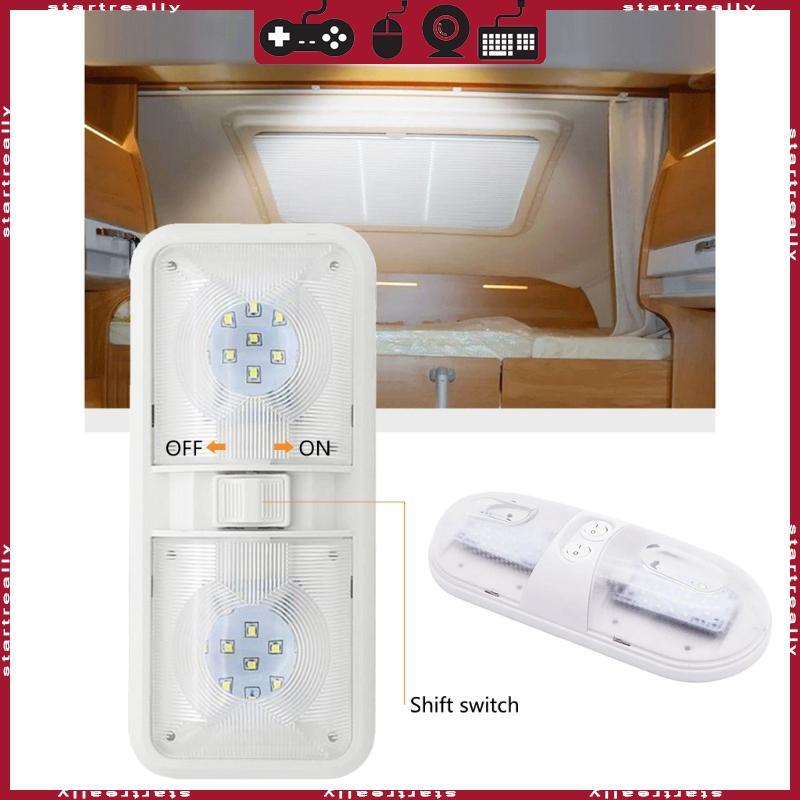 ST ไฟโดมคู่สําหรับค่ายรถพ่วงภายในโคมไฟ 48x2835SMD