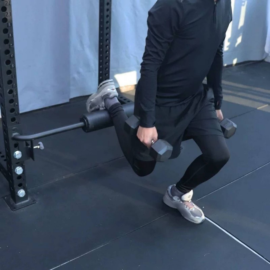 Bulgarian Split Squat Roller Multi-Function Bulgarian Split Squat Pad Rack Leg Roller ติดตั้งง่ายอุป