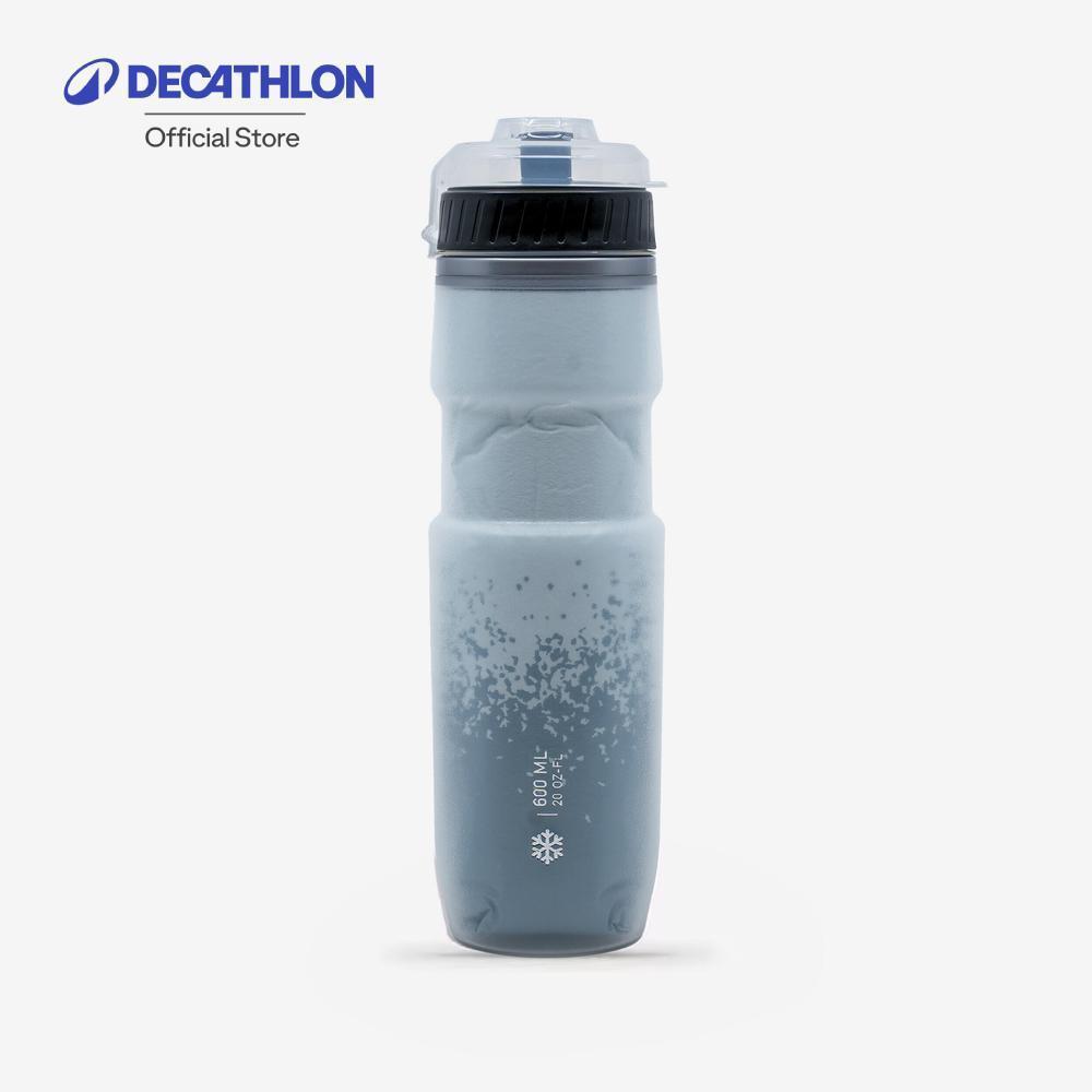 Decathlon Flexible Thermal Flask 600Ml ขวดน้ำเก็บอุณหภูมิแบบยืดหยุ่น ขนาด 600 มิลลิลิตร - Blue