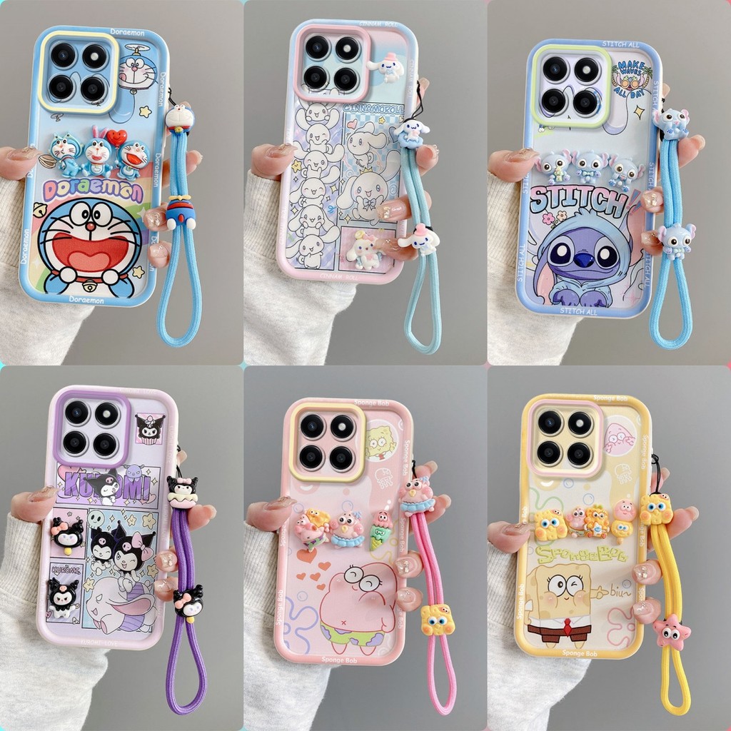 เคส Honor X6C เคสโทรศัพท์ลายการ์ตูนสติ๊กเกอร์น่ารัก