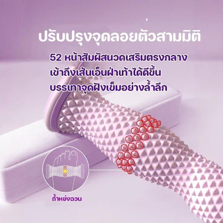 COD ล้อนวดเท้า ลูกกลิ้งนวดฝ่าเท้า กดจุดฝ่าเท้า ซิลิโคนนุ่ม กันลื่น เงียบ ลดเมื่อย ผู้สูงวัย ออฟฟิศ