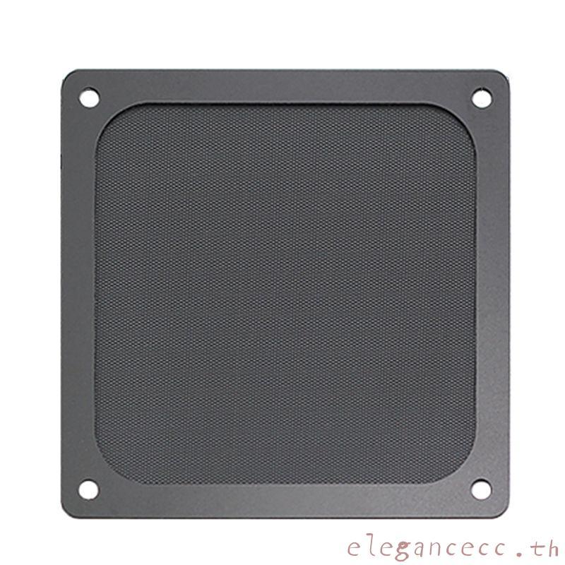 ELEGAN แม่เหล็กกรองฝุ่นตาข่ายกันฝุ่นพัดลมสุทธิ Grill Guard พร้อมรูสําหรับคอมพิวเตอร์พีซีสําหรับเคสพัดลมระบายความร้อน Acce