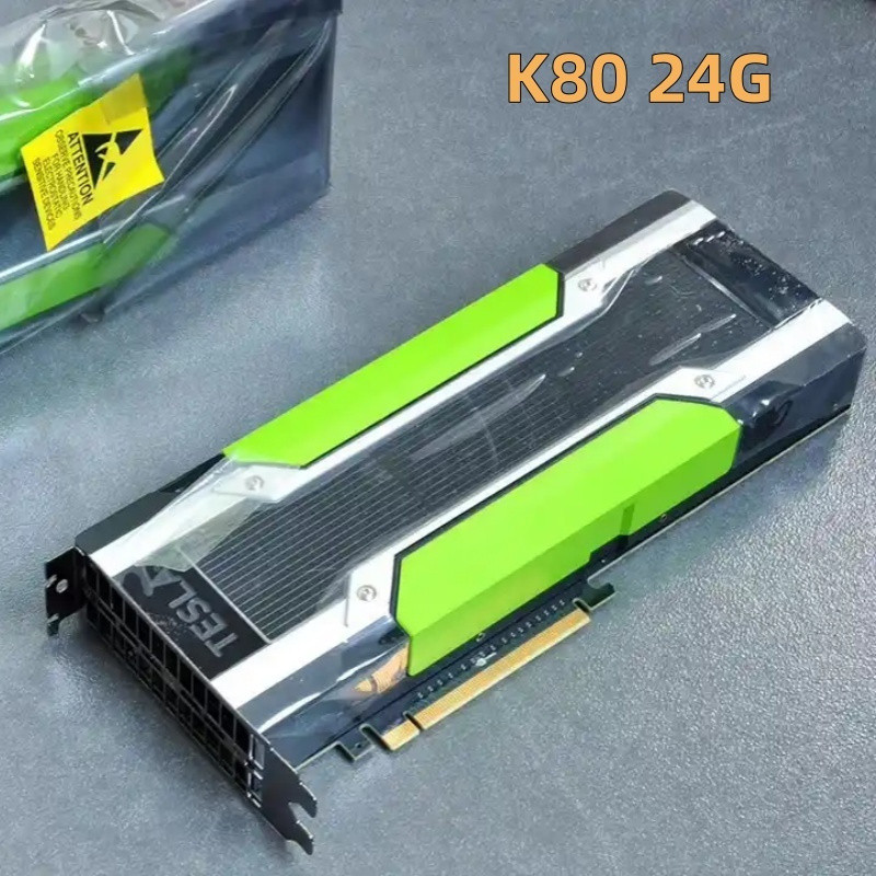 Original NVIDIA Tesla K80 M60 P4 P100 T4 Acceleration GPU กราฟิกการ์ด 24G 16G 8G GDDR5/GDDR5X กราฟิก