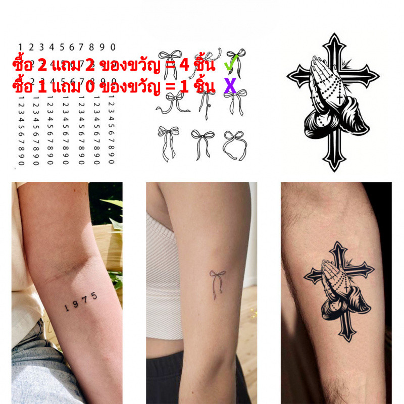 สติ๊กเกอร์รอยสักสมุนไพร Boldink คงทน 15 วัน กันน้ำ ไม่สะท้อนแสง
