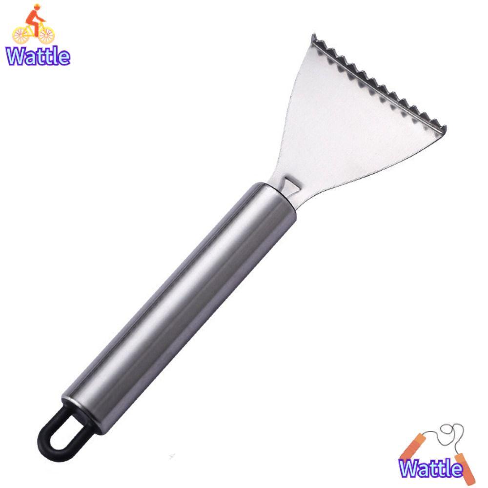WATTLE เครื่องขูดเกล็ดปลา, สแตนเลสการบังคับใช้ง่ายปลา Scale Remover, เตรียมปลาได้อย่างรวดเร็วเรียบจับเครื่องมืออาหารทะเลอุปกรณ์บ้าน