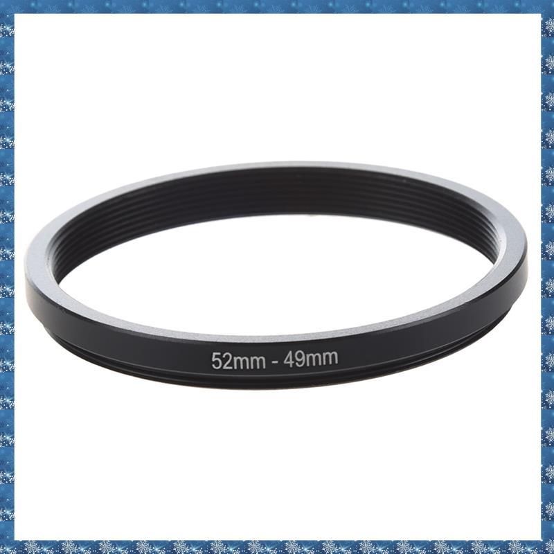 (PRADAM)52mm-49mm 52mm ถึง 49mm อะแดปเตอร์แหวนสีดําสําหรับกล้อง