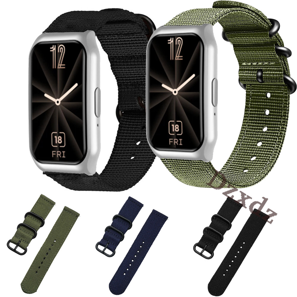 Laxasfit SmartWatch H1 สมาร์ทวอท์ชสายไนลอนสายรัดข้อมือสําหรับ Laxasfit SmartWatch H1 สมาร์ทนาฬิกาป้อ