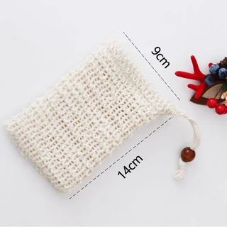 LoomLab ถุงตาข่ายตีฟองสบู่ เนื้อนุ่ม เพิ่มฟอง ขนาด 14*9cm สบู่ขนาดไม่เกิน 150 กรัม soap mesh bubble bags Soft mesh