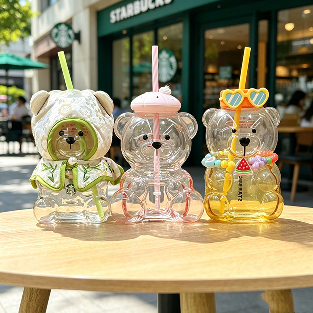 ถ้วยฟางแก้ว Starbucks Bear Alpaca Latin America20260526