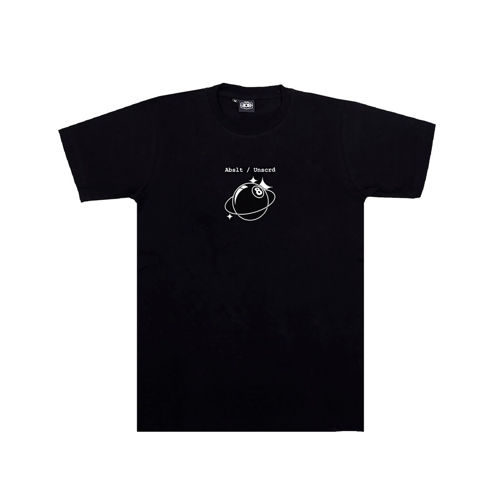 HOT 308 เสื้อยืด ABSLT 8 BALL - สีดํา