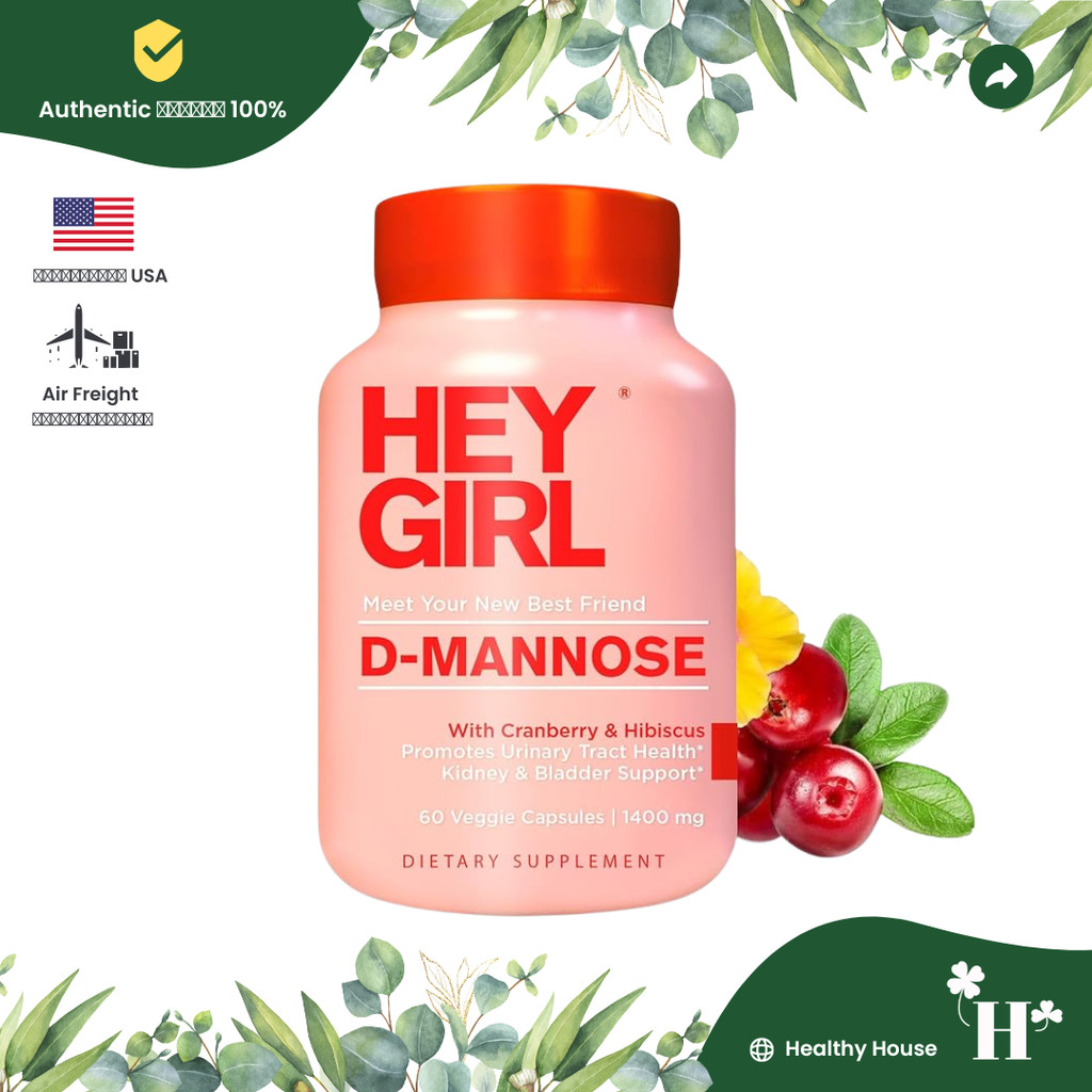 Hey Girl  D Mannose 60 Capsules