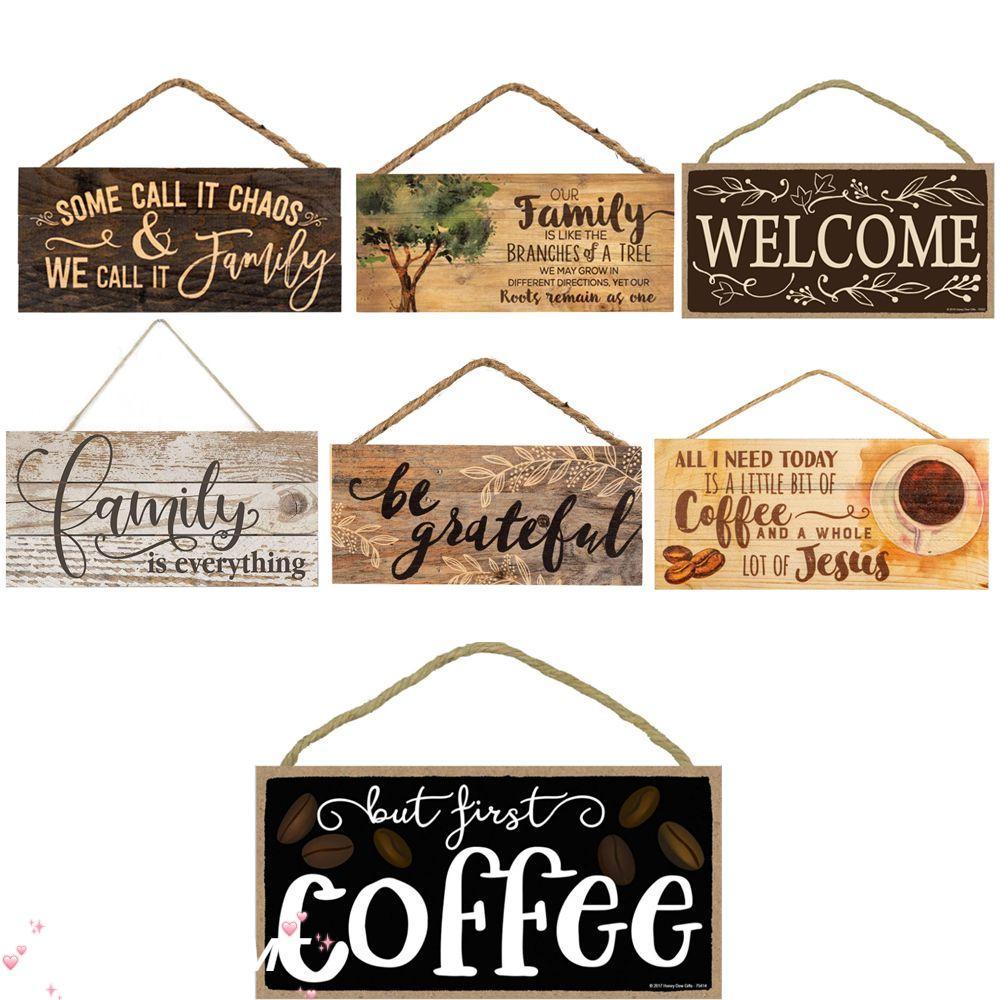 AULORAMT ป้ายต้อนรับ Sweet Home ตกแต่งแขวนผนังไม้