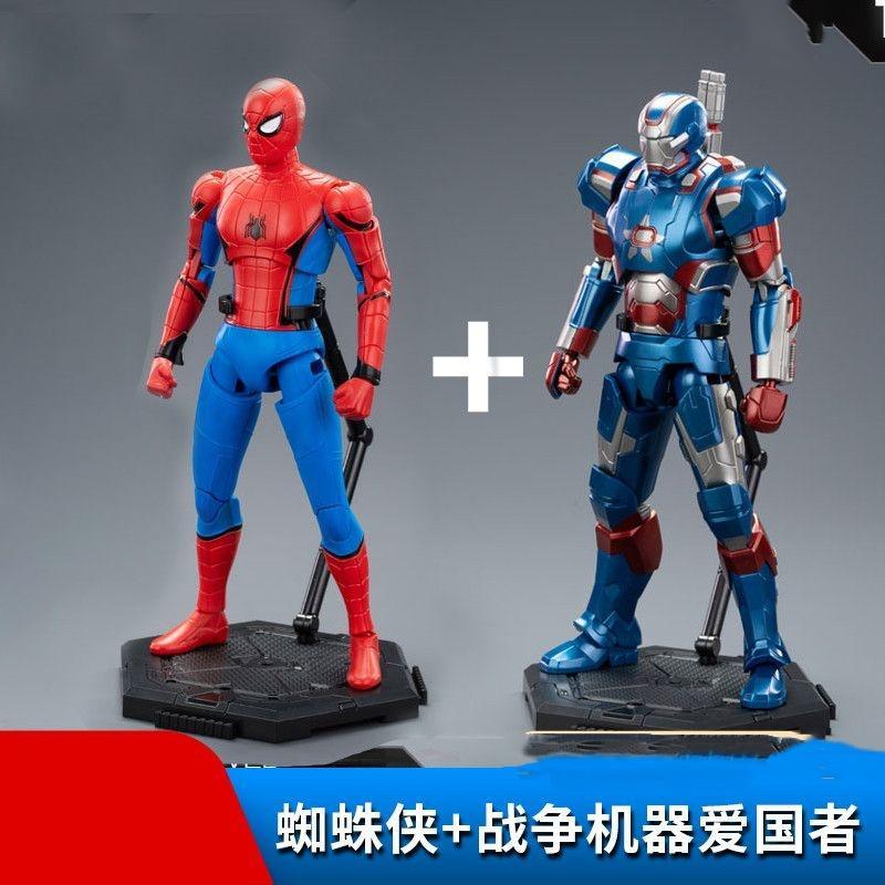 Marvel Infinite Legend Iron Man ฟิกเกอร์สไปเดอร์แมนประกอบกล่องปริศนาฟิกเกอร์ของเล่นเด็ก