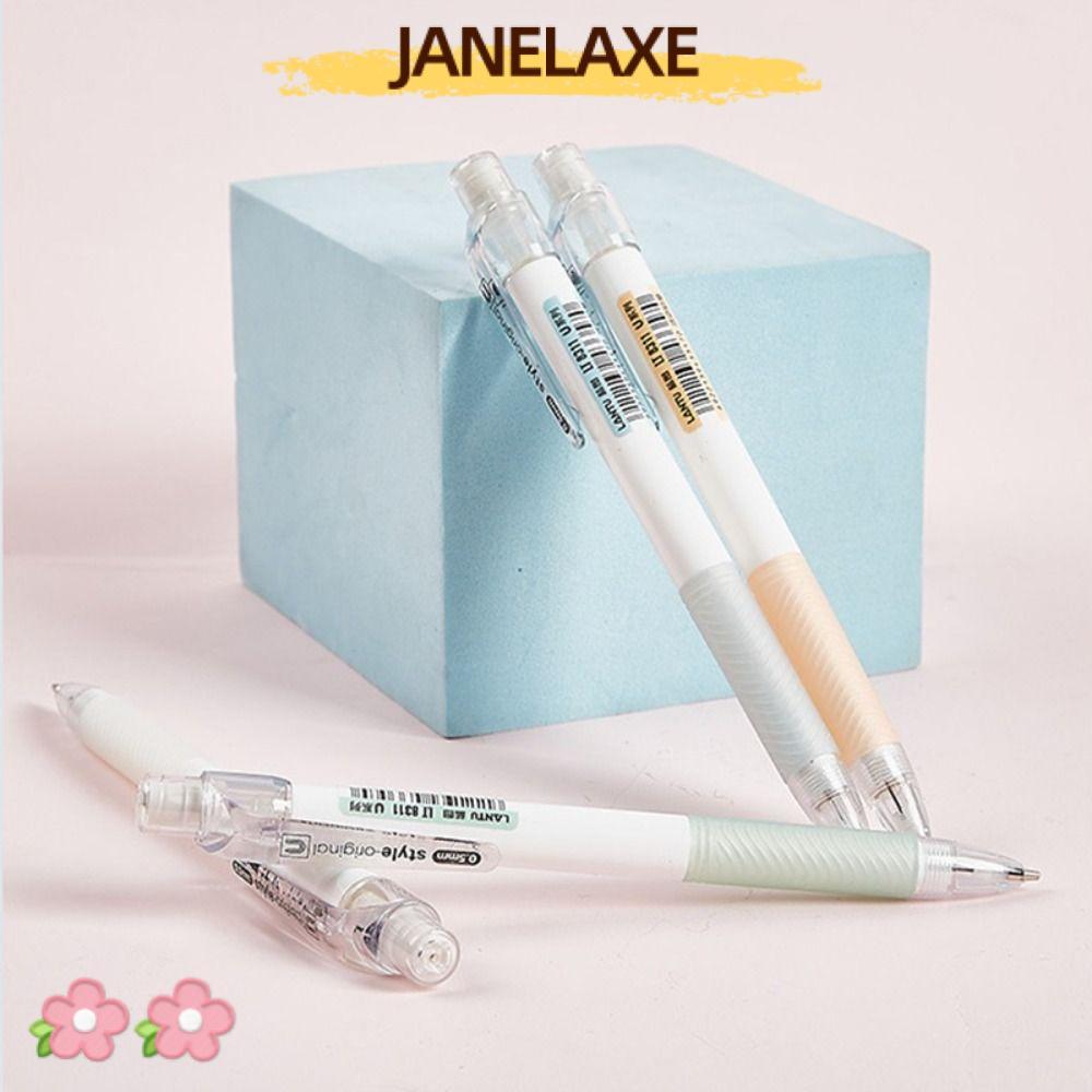 JANELAXE932JN ดินสอกด, 0.5/0.7MM มาพร้อมยางลบดินสออัตโนมัติ, ความเรียบง่ายกดประเภทเครื่องเขียนดินสอร่างนักเรียน