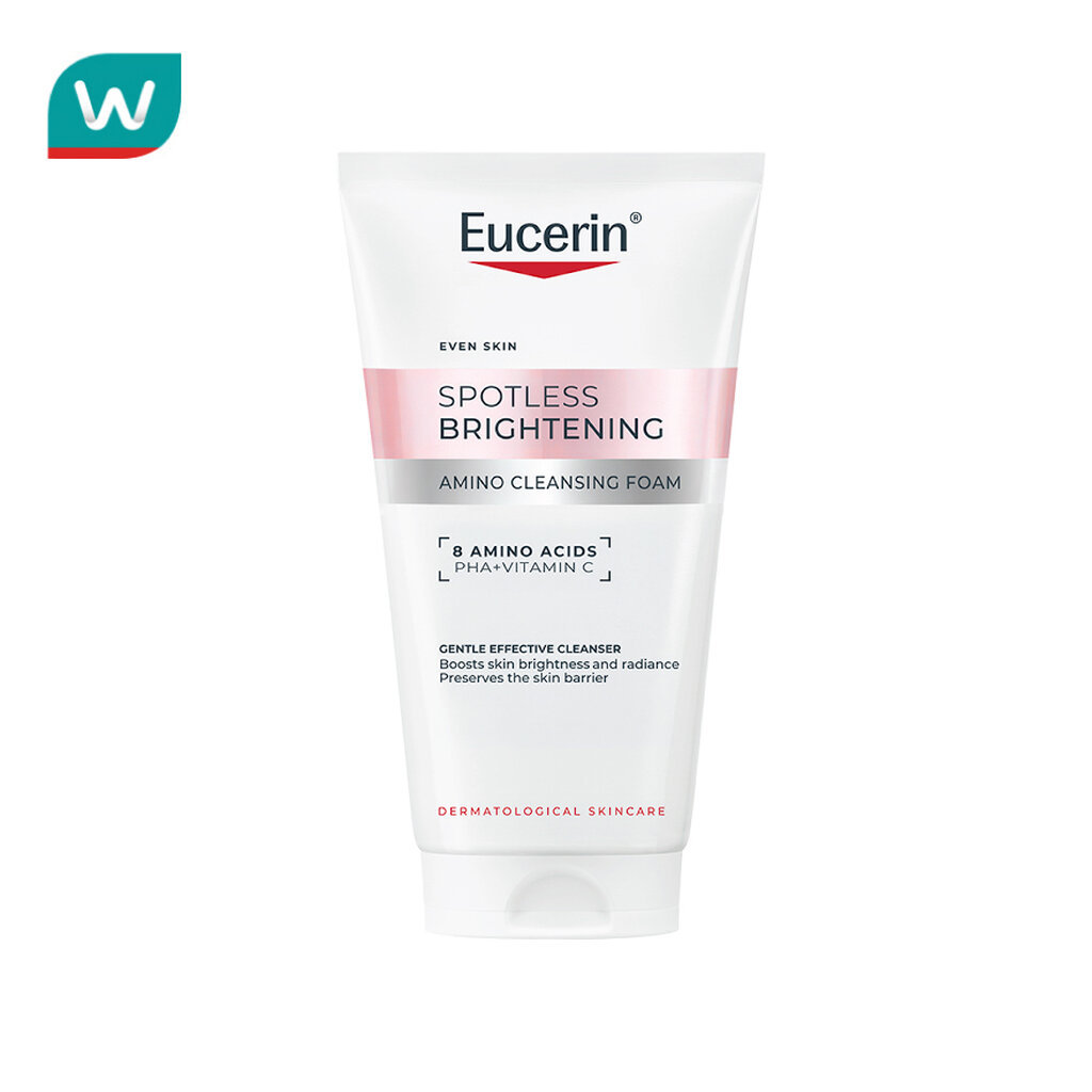 Eucerin ยูเซอริน สปอตเลส ไบรท์เทนนิ่ง อะมิโน คลีนซิ่ง โฟม 150 มล.