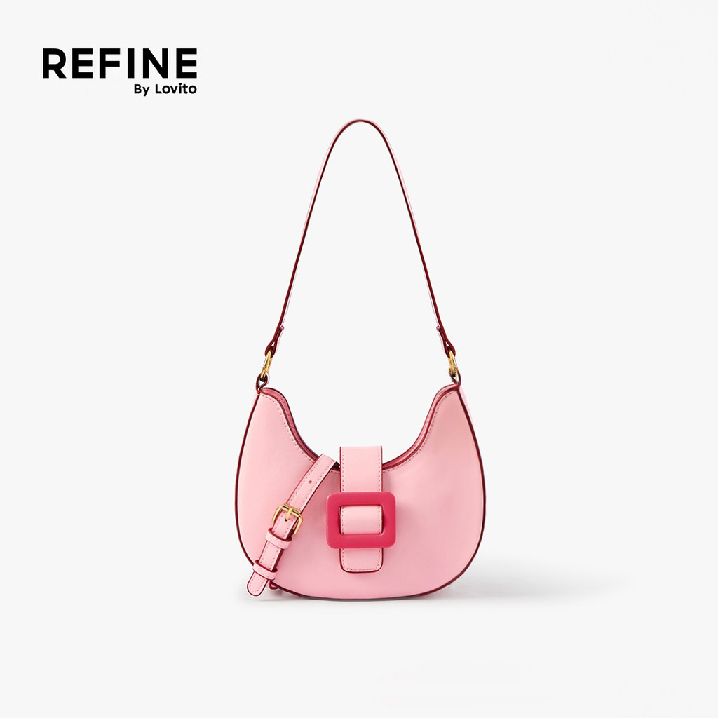 (Refine by Lovito) กระเป๋าไหล่เล็กแบบลําลองสําหรับผู้หญิง LR27A128