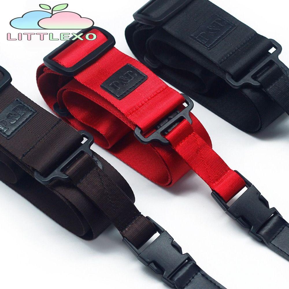 LITTLEX Guitar Crossbody Strap, Adjustable Nylon Guitar Strap, Accessories Leather Ends Widening Ukulele Straps Belt