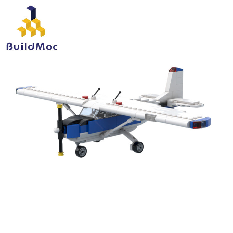Cessna 172 (หางตรง) เครื่องบินอาคารบล็อกประกอบของเล่นของขวัญสําหรับเด็ก 283PCS อิฐบล็อกของเล่นสําหรั