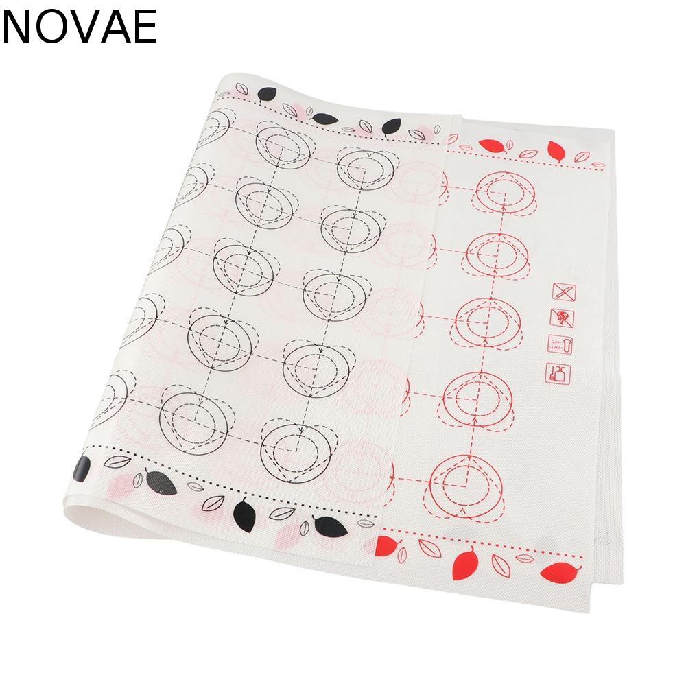 NOVAE แผ่นรองอบคุกกี้ทนความร้อนซิลิโคน Home Kitchen Pastry Sheet