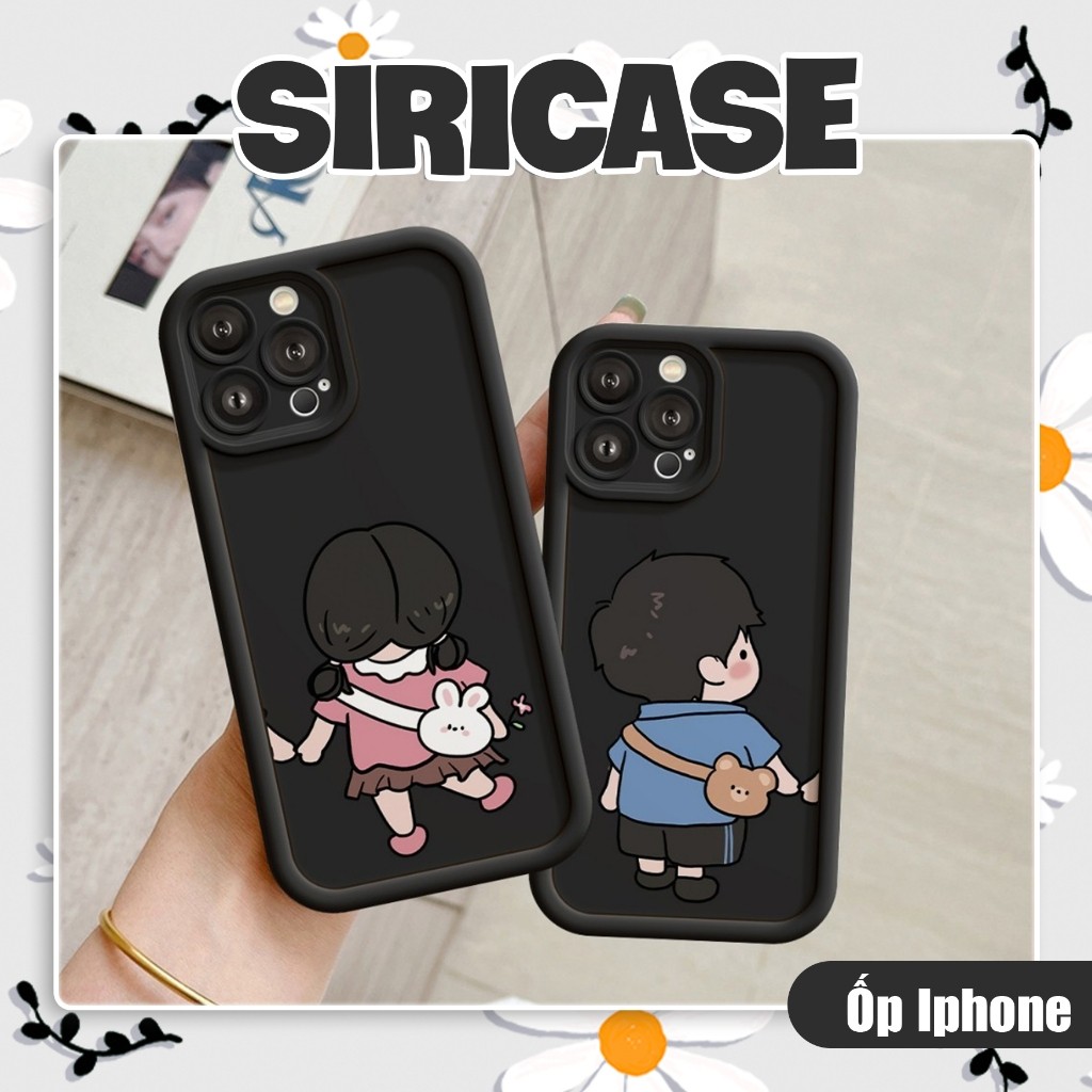 เคส iPhone กําปั้นคู่น่ารักพร้อมขอบกันกระแทกแบบนุ่มสูง - iP X/XS/XR/11/12/13/14/15/16/17/Plus/Air/Pr