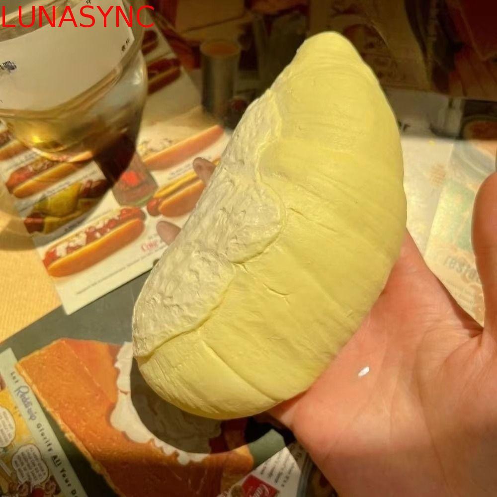 LUNASYNC จําลองทุเรียนบีบของเล่น,ผ่อนคลายของขวัญปล่อยมือช้า Rebound บีบของเล่น,Fidget Sensory ยืด Sensory ยืดหยุ่นช้า Rebound Vent ของเล่นออทิสติกสนับสนุน