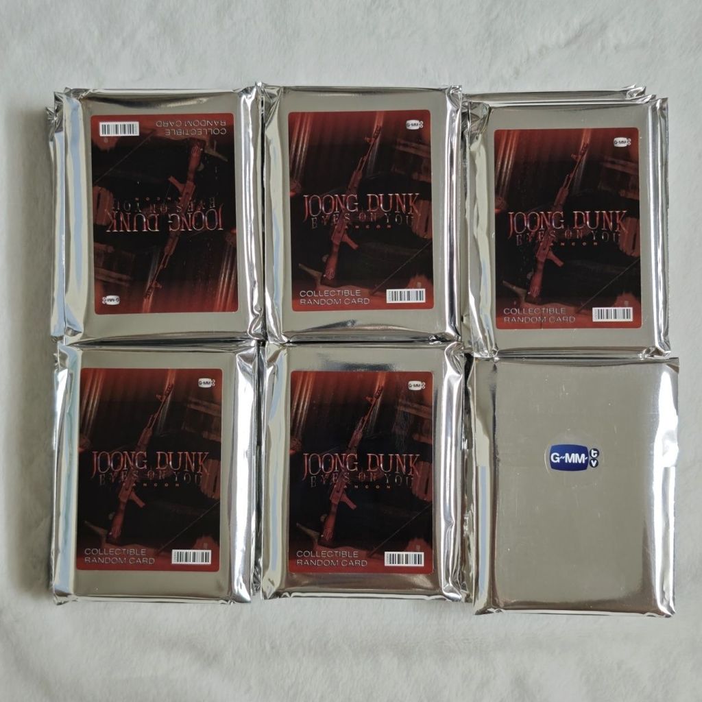 GMMTV Shop gmmtv Joongdunk Fan Fest Concert สุ่มการ์ดที่ยังไม่ได้เปิดการ์ดซ่อนสุ่มของแท้