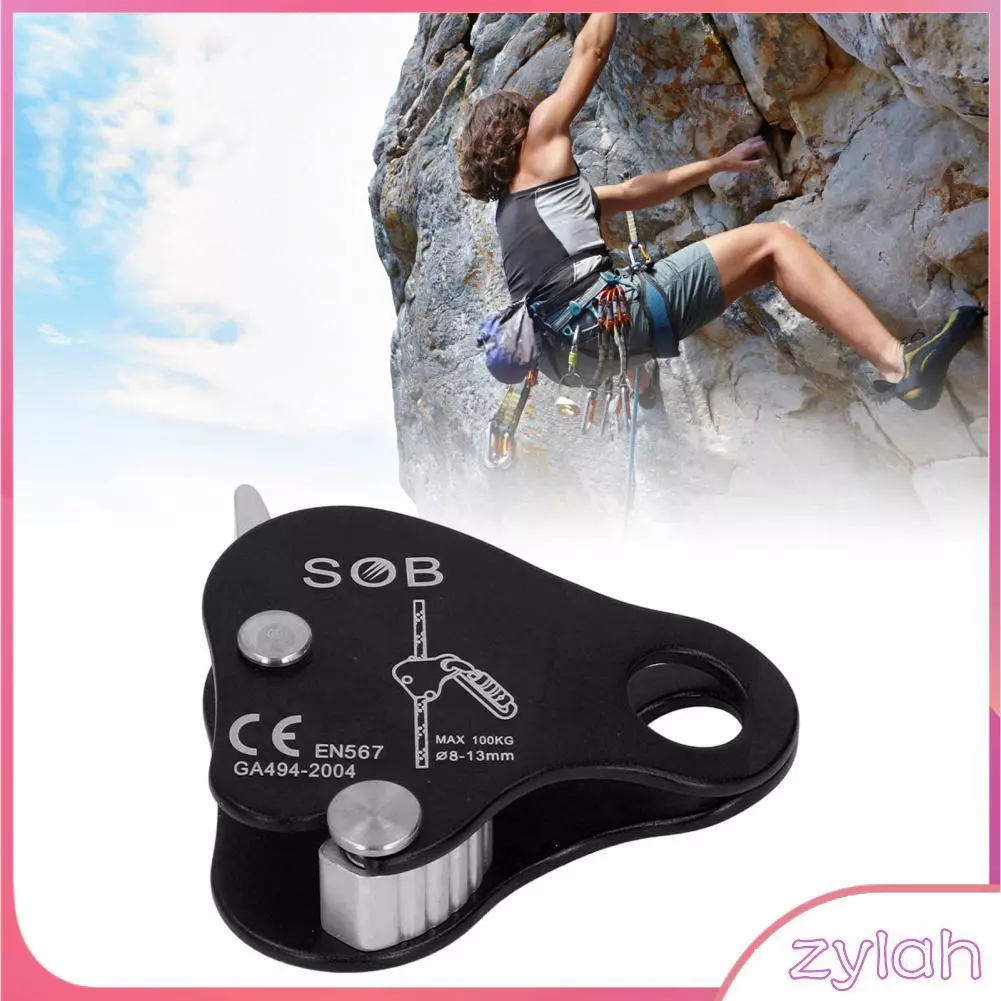 zylah-th VGEBY เชือกปีนคว้า Self Braking Safety Grip Clamp Ascender อุปกรณ์สำหรับปีนเขา Rappelling Rescue กีฬากลางแจ้ง