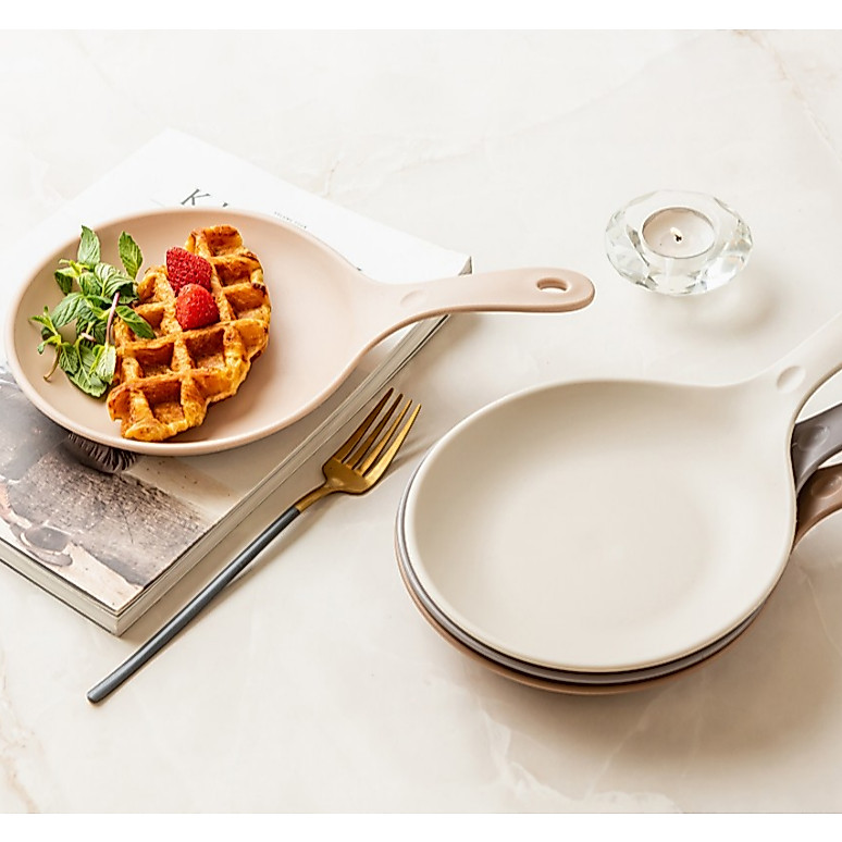 [The &] All The Plate Handle Side Dish Plate Set Mukbang Cookbang Snack Dessert Serving Plate
