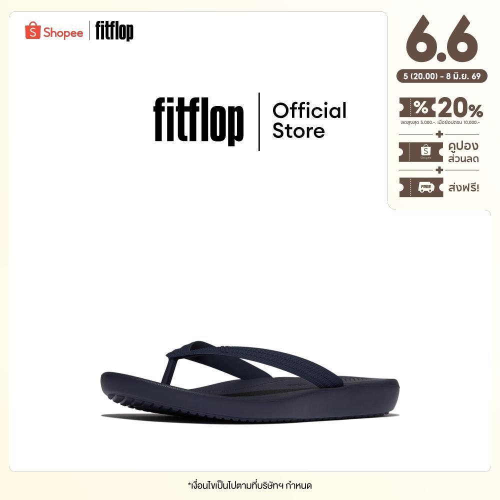 FITFLOP IQUSHION TEXTURED-STRAP FF รองเท้าแตะผู้ชาย รุ่น A6Q-399 สี BLUE
