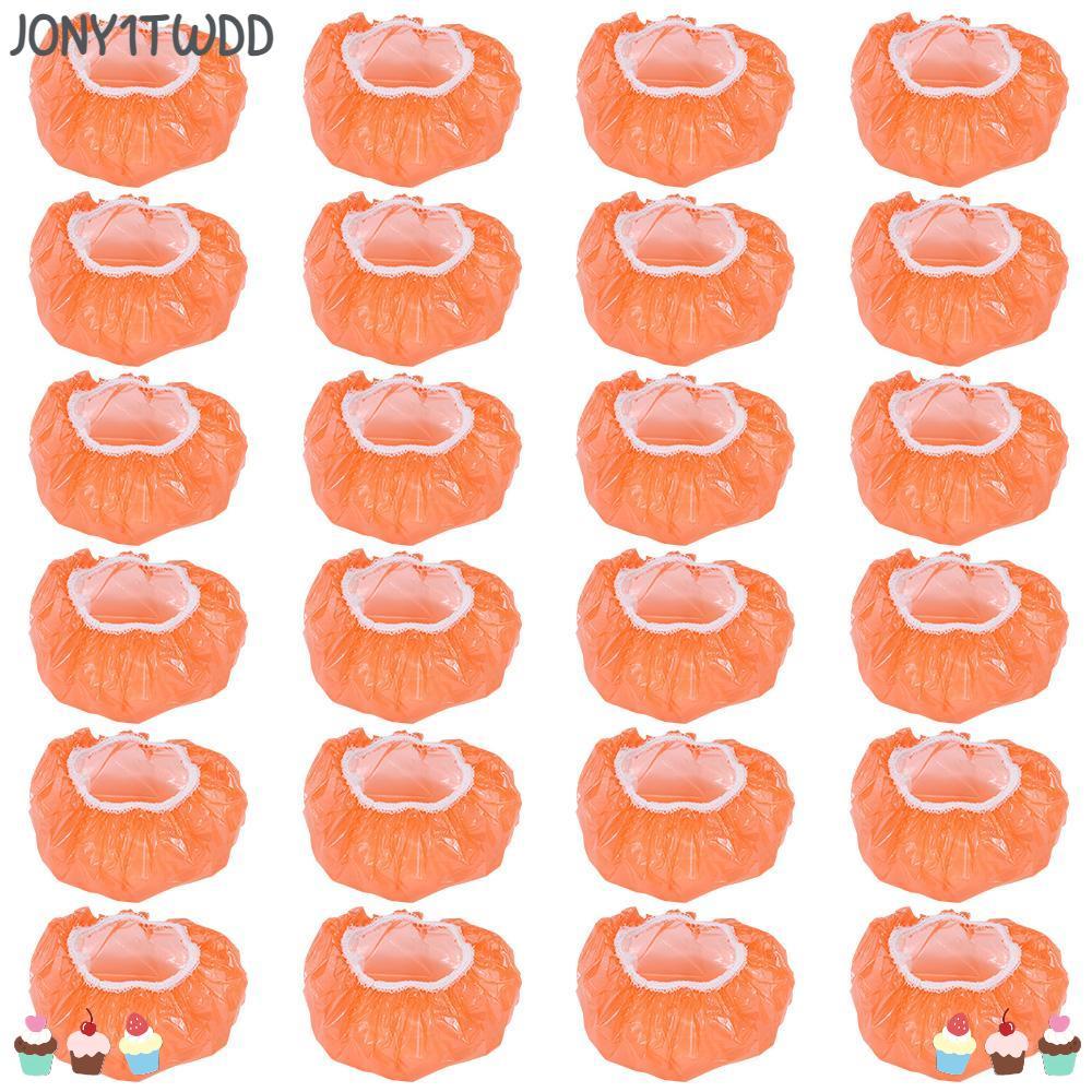 JONY1TWDD Fire Alarm Dust Cover, Plastic Thicken Smoke Detector, Stop The Alarm Elastic Orange Paint