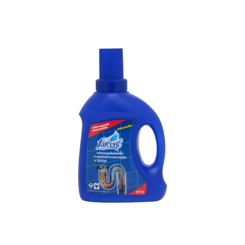 ฟาร์เซ็นท์ เกล็ดขจัดท่อตัน Farcent Drain Cleaner Granules 375g.
