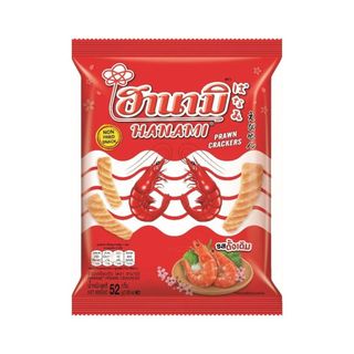 ฮานามิ ข้าวเกรียบกุ้งดั้งเดิม Hanami Prawn Crackers Original 52g.