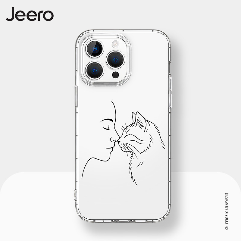 Jeero เคสไอโฟน เคสนุ่มกันกระแทก น่ารัก ศิลปะนามธรรม เคสโทรศัพท์ for iPhone 17 Air 16 15 14 13 12 11 Pro Max SE 2020 X XR XS 8 7 Plus พลัส FM0055