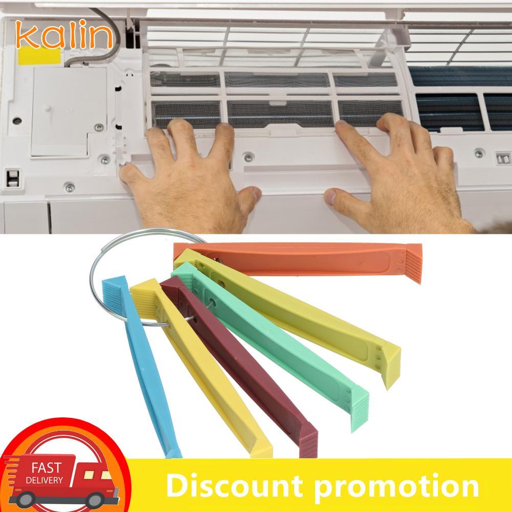Kalin-th Kalin-th Fin Comb Fins Combs Kit ใช้งานง่าย ABS FCR6 ทนต่อการสึกหรอสำหรับเครื่องปรับอากาศ