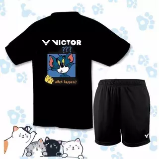 เสื้อวิคเตอร์ Tom & Jerry ผ้าระบายอากาศดี เสื้อทอมแอนด์เจอร์รี่ เสื้อแบด เสื้อกีฬา ส่งไวจากไทยไม่พอใจยินดีคืนเงิน