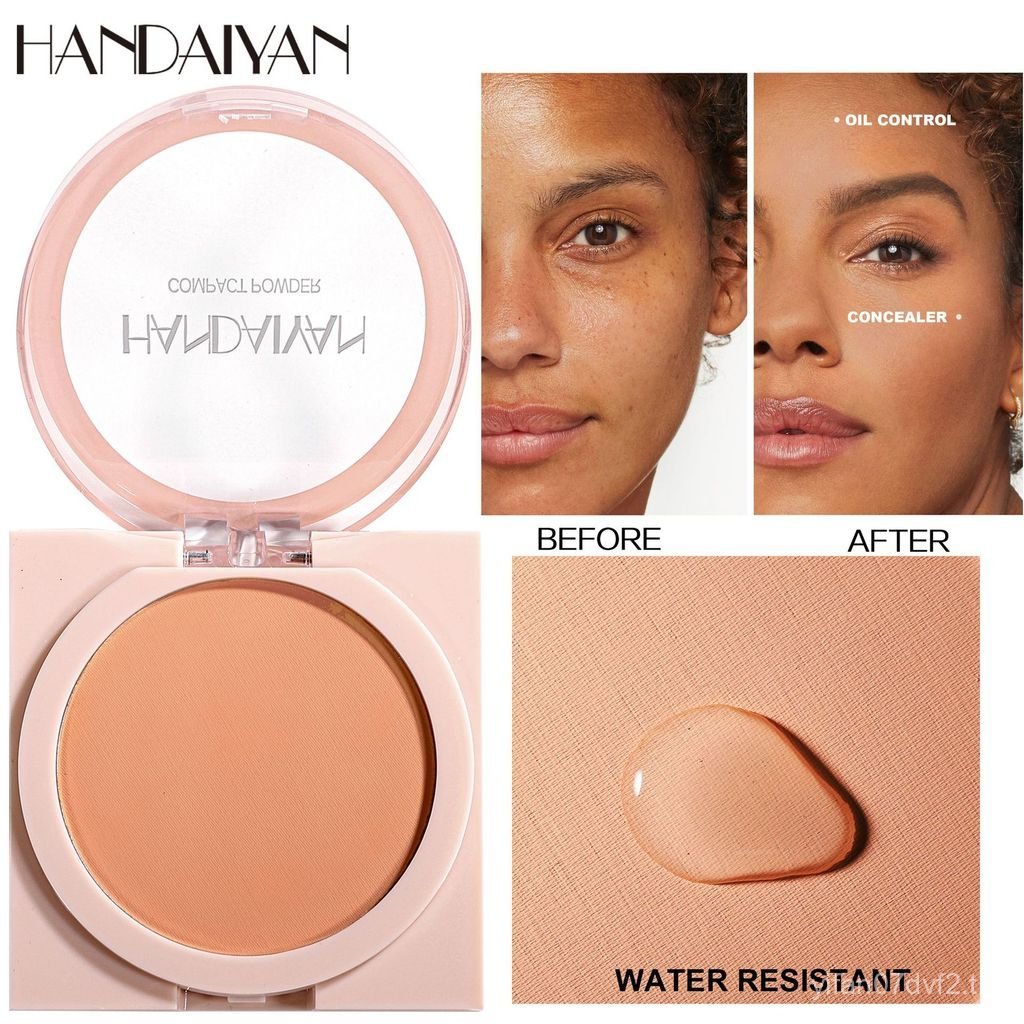 Non-Take-Off Powder Long-Lasting Pressed Powder แต่งหน้าคอนซีลเลอร์ Fixing Pressed Powder กันน้ําควบ