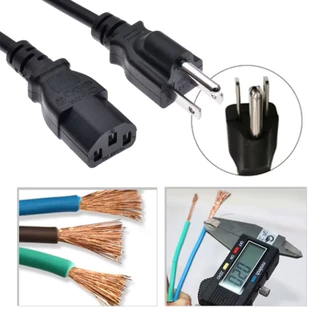 CF.HOME สายไฟ AC POWER 3 รู ความยาว 2 / 3 / 5 เมตร ขนาด 3x1mm