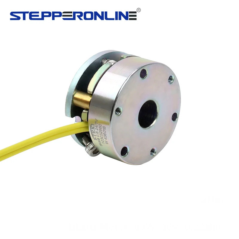 ในสต็อก STEPPERONLINE DC แม่เหล็กไฟฟ้าเบรค 24V 0.06Nm(8.5oz.in) สําหรับ Nema 11, 14 Stepper Motor