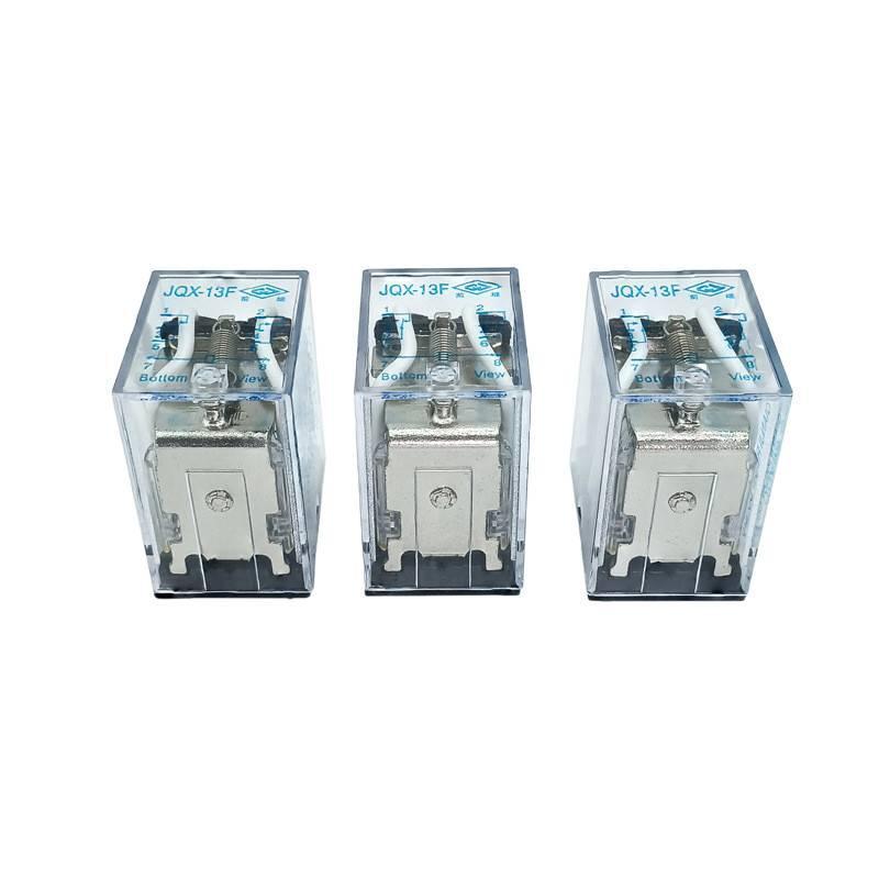 1PCS รีเลย์ด้านหน้า JQX-13F-12V 24 JQX-13F-AC220 สองชุดแปลง 10A 8PIN