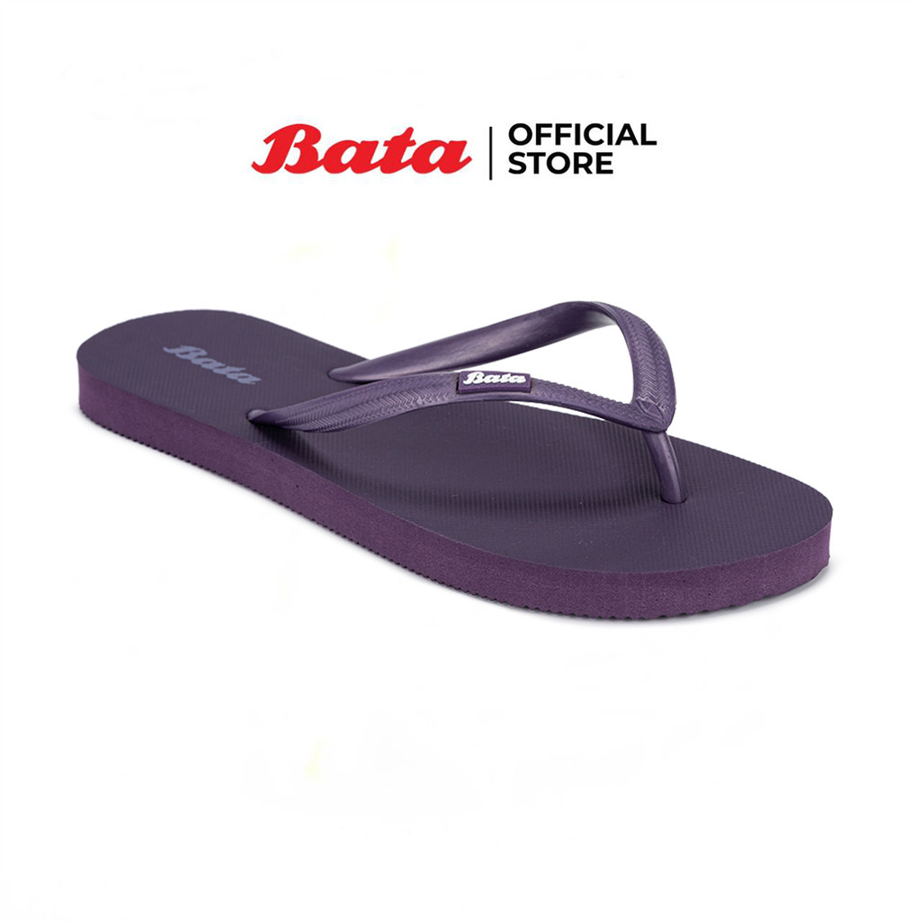 Bata บาจา รองเท้าแตะหูหนีบ ลุยน้ำไม่ลื่น  สำหรับผู้หญิง รุ่น HAWAII  สีเขียว 5717183 สีม่วง 5719183 สีเบจ 5718183