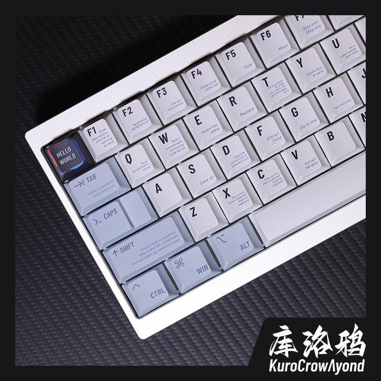 Keycap KCA KCA Crow ของแท้ Programmer Keycap รหัสการเกษตร Night Devil ROG Cross แกน wooting แกนแม่เห