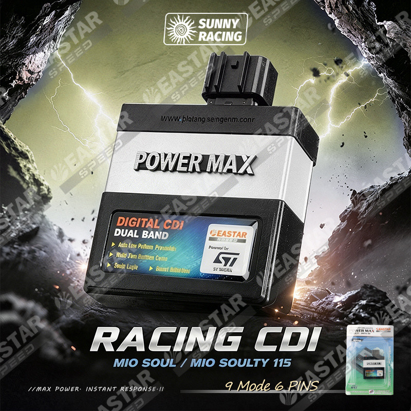 6 PINS MIO Racing CDI for MIO SOUL/NOUVO Z Need Convertion 9 Mode  #NOT  MIO AMORE/SPORTY