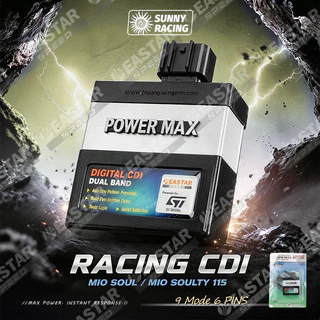 6 PINS MIO Racing CDI for MIO SOUL/NOUVO Z Need Convertion 9 Mode #NOT MIO AMORE/SPORTY