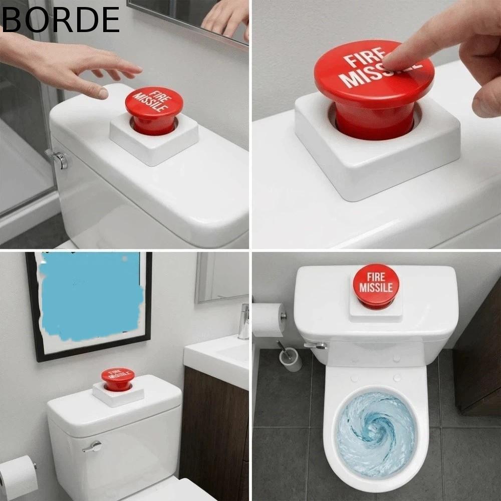 BORDE ปุ่มกดถังชักโครก, ปุ่มเปลี่ยนฟลัชจับตาที่โดดเด่นที่ทันสมัย, Solid ที่เชื่อถือได้วัสดุ Rocket Launch ปุ่มรูป