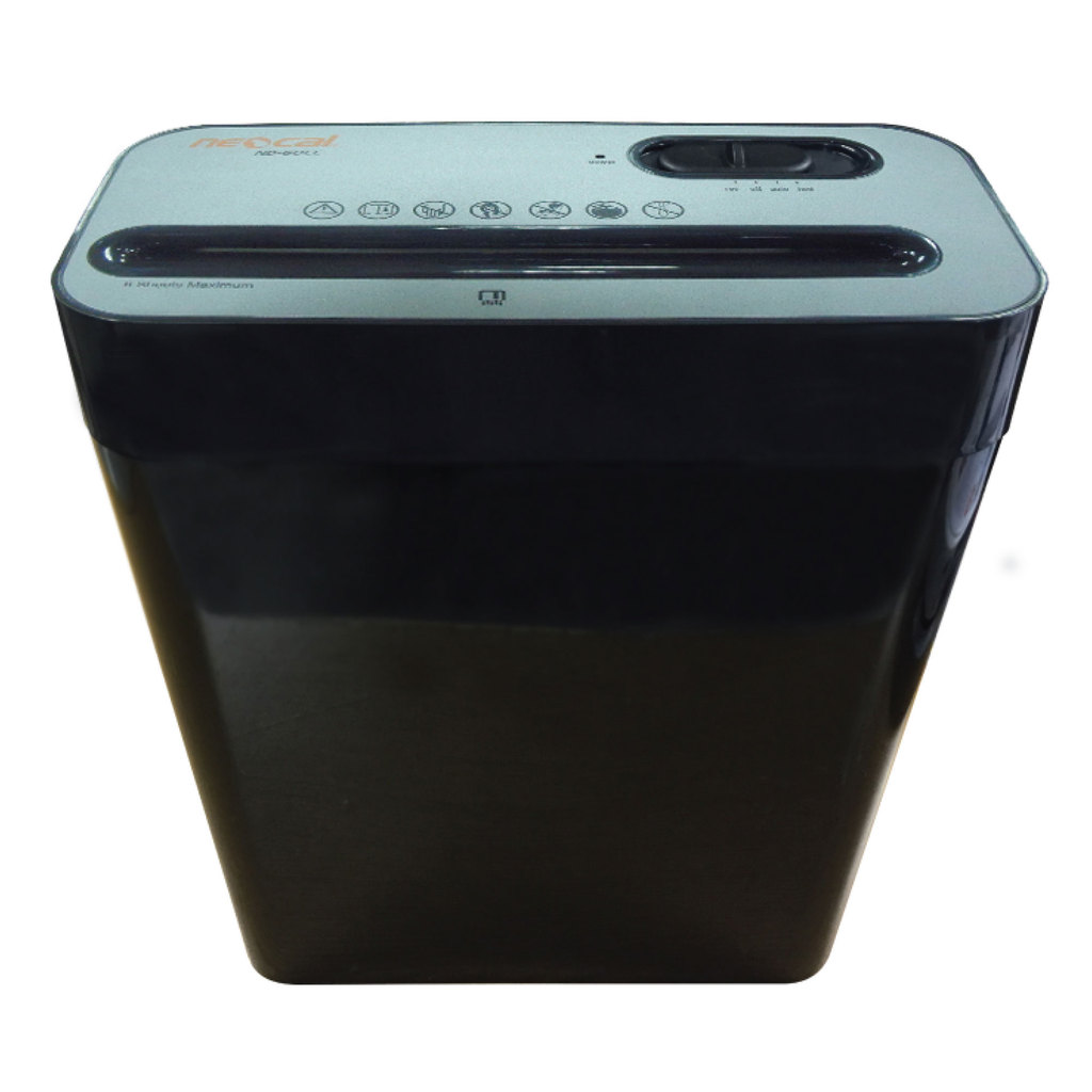 NEOCAL เครื่องทำลายเอกสาร รุ่น ND-60CC สีดำ